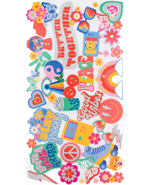 Stickers Transferibles Retro