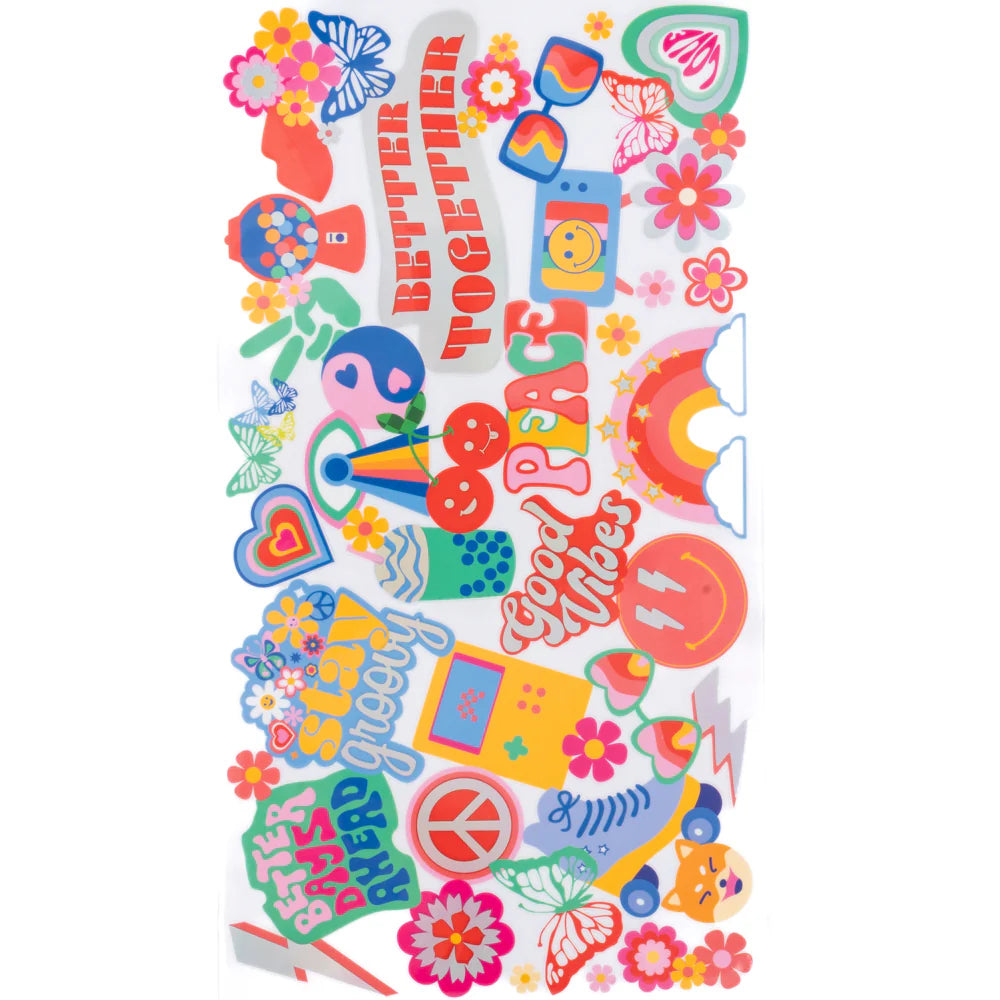 Stickers Transferibles Retro