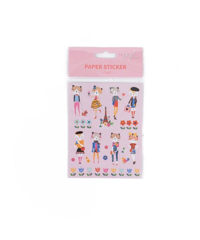 Stickers Gatita en Paris