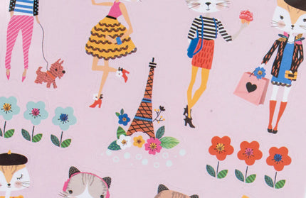 Stickers Gatita en Paris