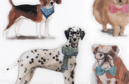 Stickers 2 Hojas Perros