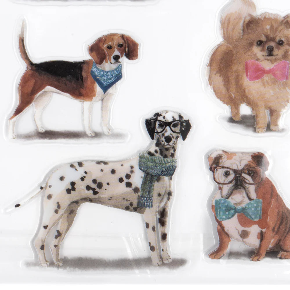 Stickers 2 Hojas Perros