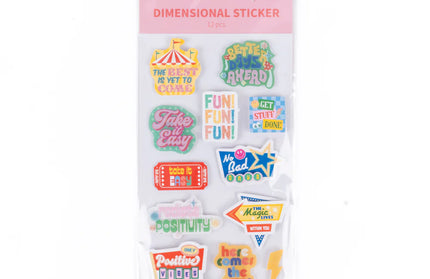 Stickers Frases Retro