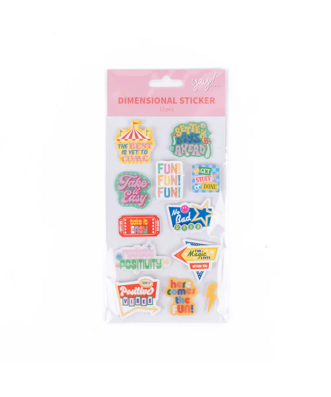 Stickers Frases Retro