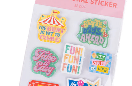 Stickers Frases Retro