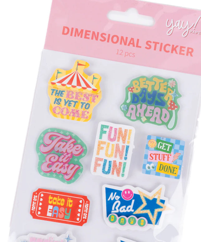 Stickers Frases Retro