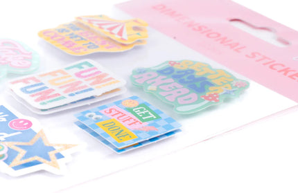 Stickers Frases Retro