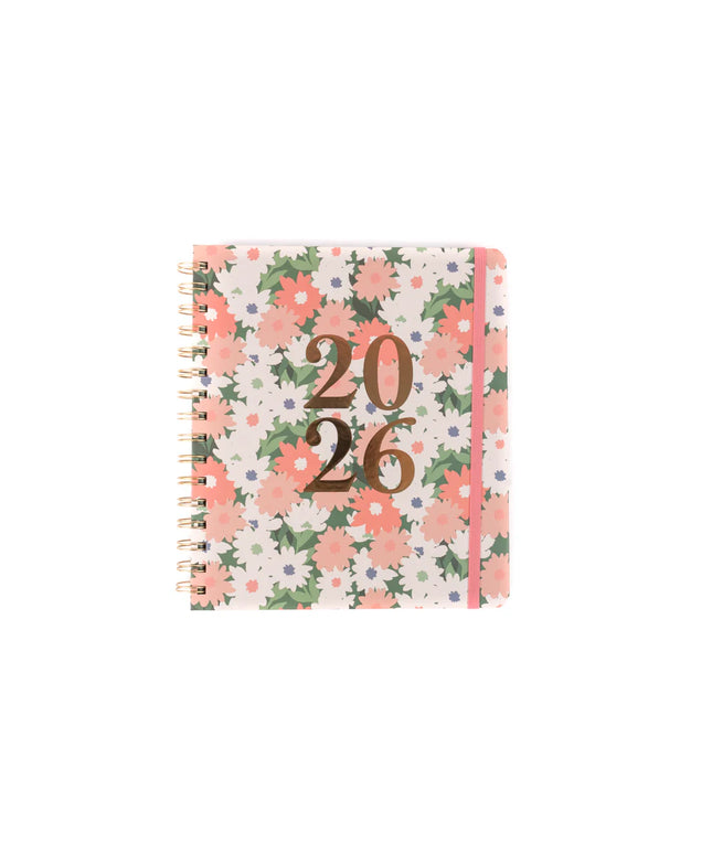 Agenda 2026 Sem Vista 12M - Floral