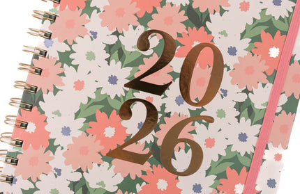 Agenda 2026 Sem Vista 12M - Floral