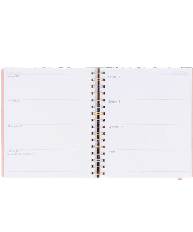 Agenda 2026 Sem Vista 12M - Floral