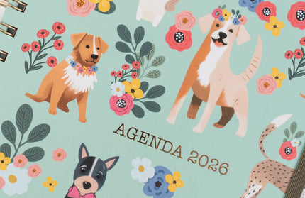 Agenda 2026 Perritos 12 Meses