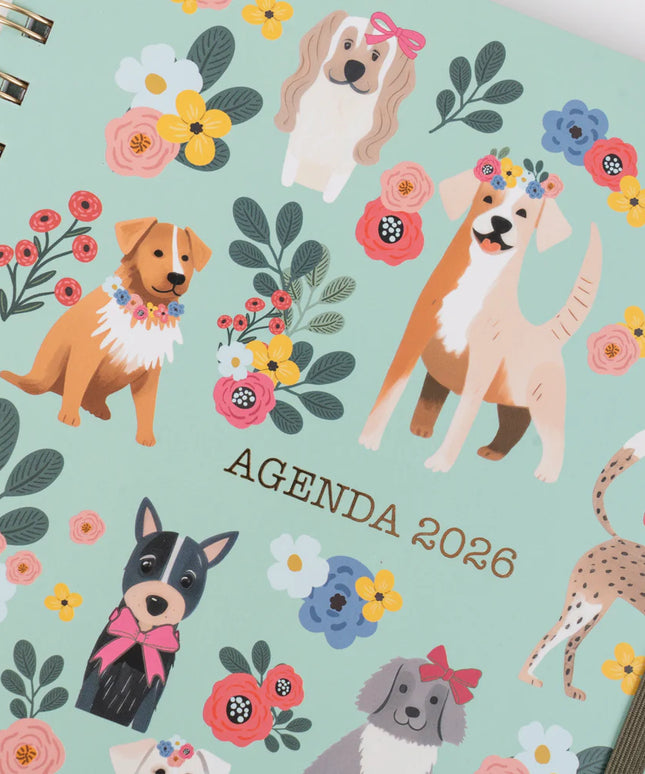 Agenda 2026 Perritos 12 Meses