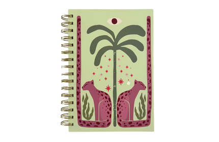 Cuaderno Mediano Cuadriculado - Leopardo