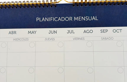 Planificador Mensual - Azul