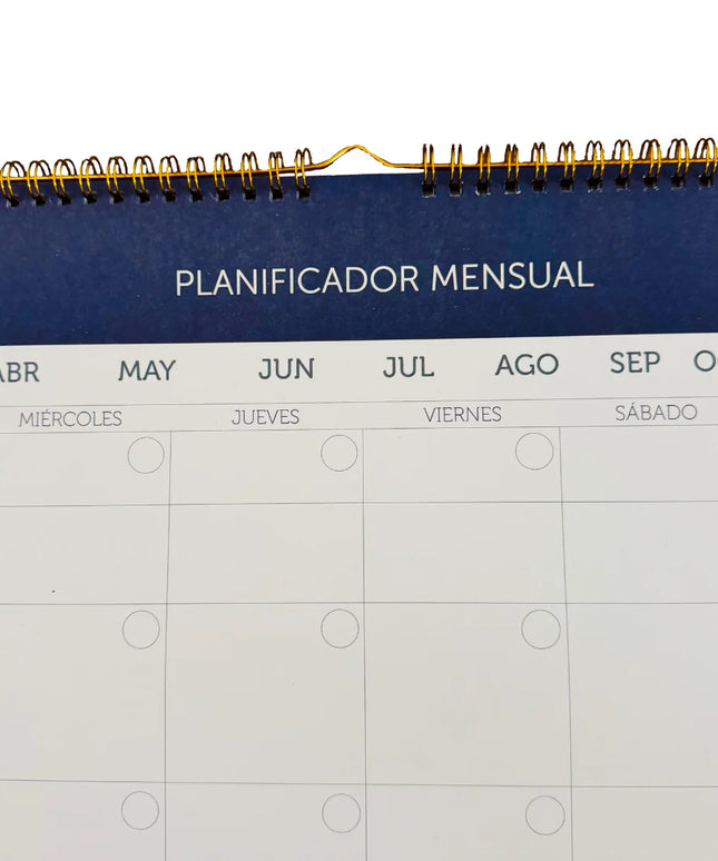 Planificador Mensual - Azul