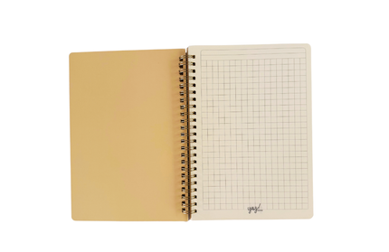 Cuaderno Mediano Cuadriculado - Flores