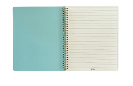 Cuaderno Grande Composición - Azul Floral