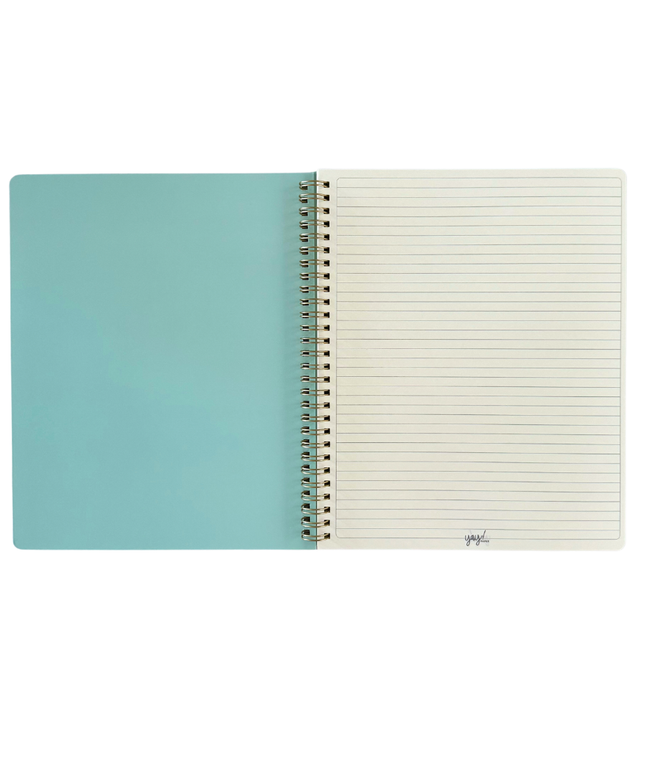 Cuaderno Grande Composición - Azul Floral