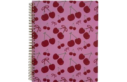 Cuaderno Grande Cuadriculado - Cerezas