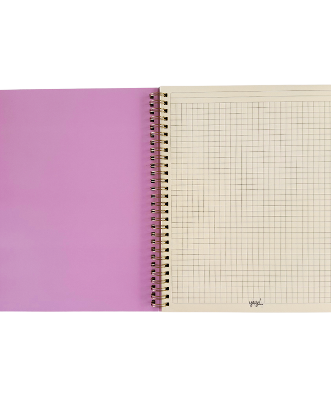 Cuaderno Grande Cuadriculado - Cerezas