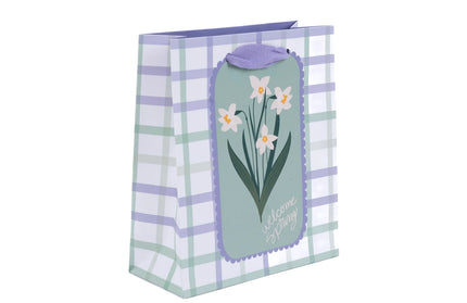 Bolsa Regalo Chica - Flores Blancas