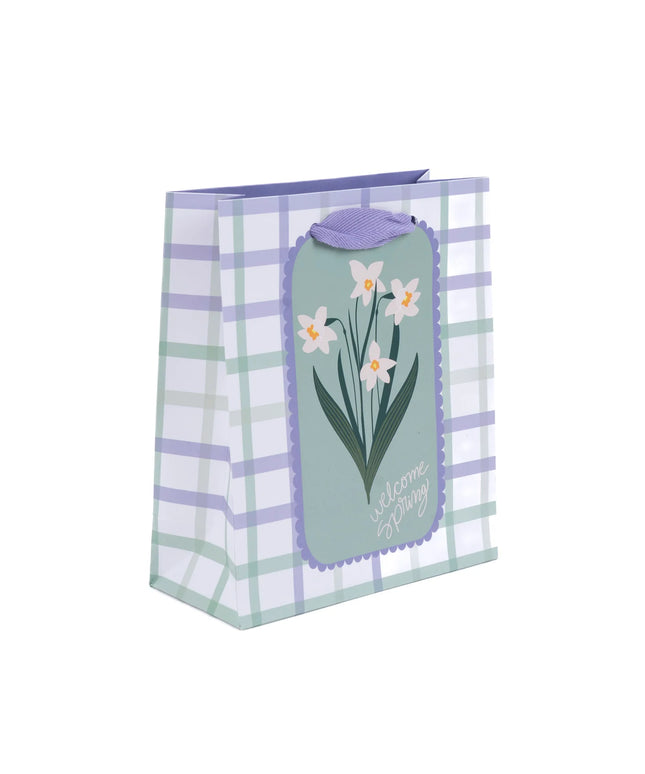 Bolsa Regalo Chica - Flores Blancas