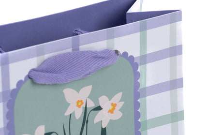 Bolsa Regalo Chica - Flores Blancas