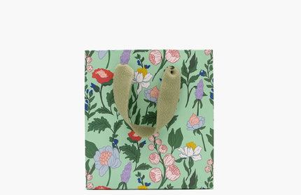 Bolsa Regalo Chica - Flores Verde