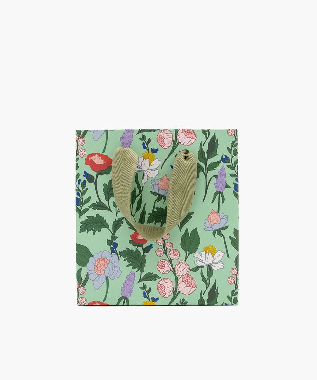 Bolsa Regalo Chica - Flores Verde