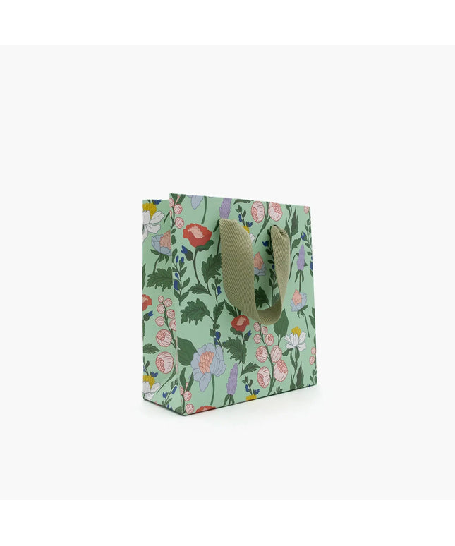 Bolsa Regalo Chica - Flores Verde