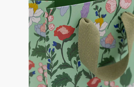 Bolsa Regalo Chica - Flores Verde