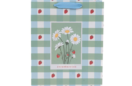 Bolsa Regalo Grande - Flores y Frutillas