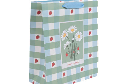Bolsa Regalo Grande - Flores y Frutillas
