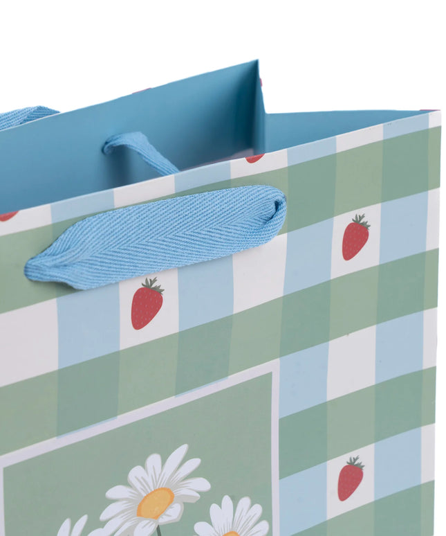 Bolsa Regalo Grande - Flores y Frutillas