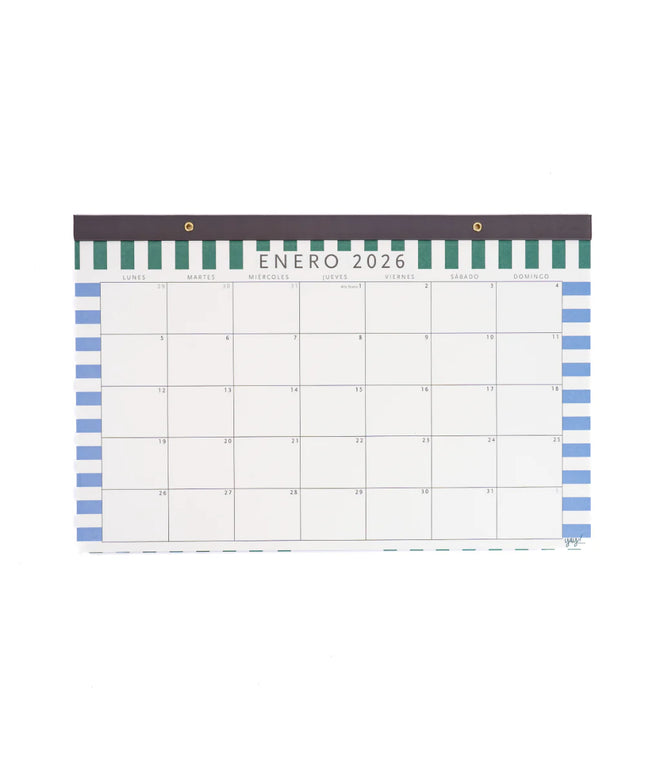 Calendario 2026 12M - Colores