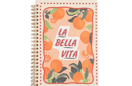 Cuaderno Mediano Composición - Naranjas La Bella Vita