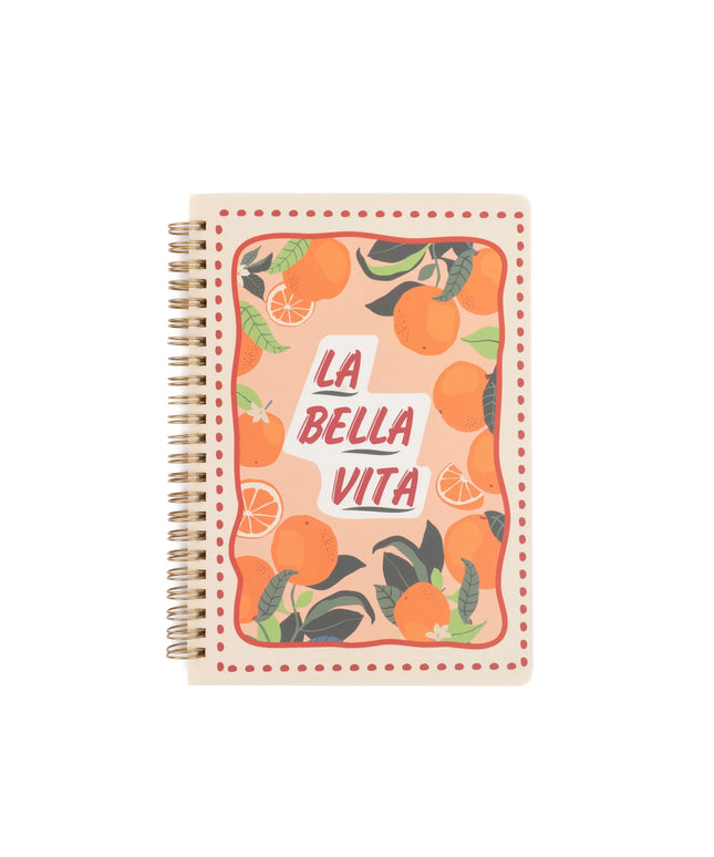 Cuaderno Mediano Composición - Naranjas La Bella Vita