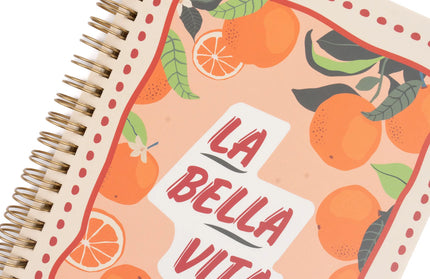 Cuaderno Mediano Composición - Naranjas La Bella Vita