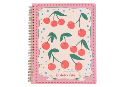 Cuaderno Universitario TD Cuadriculado - Cerezas