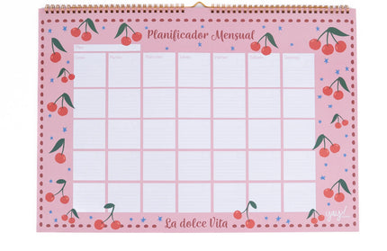 Planificador Mensual - Cerezas