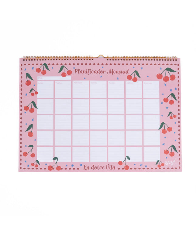 Planificador Mensual - Cerezas