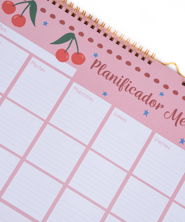 Planificador Mensual - Cerezas