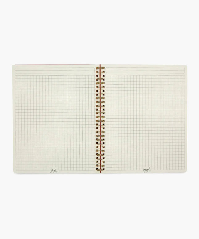 Cuaderno Universitario Cuadriculado TD - Floral