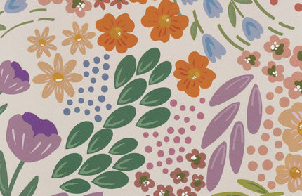 Cuaderno Universitario Cuadriculado TD - Floral
