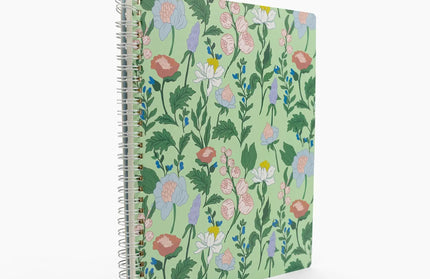 Cuaderno Universitario Composición TD - Flores Verde