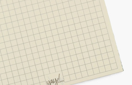 Cuaderno Mediano TD - Flores Celeste