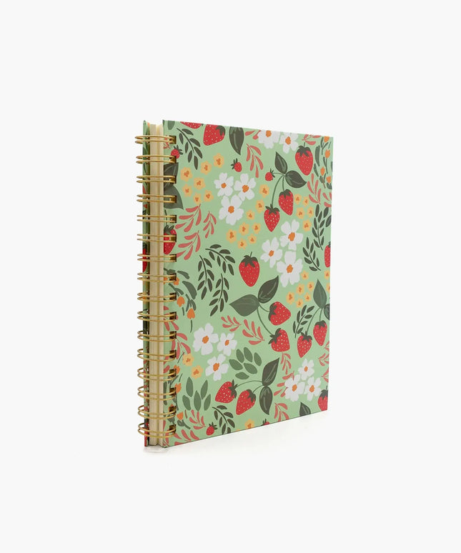 Cuaderno Mediano Composición TD - Frutillas