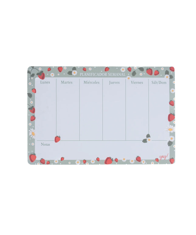 Planificador Semanal - Frutillas