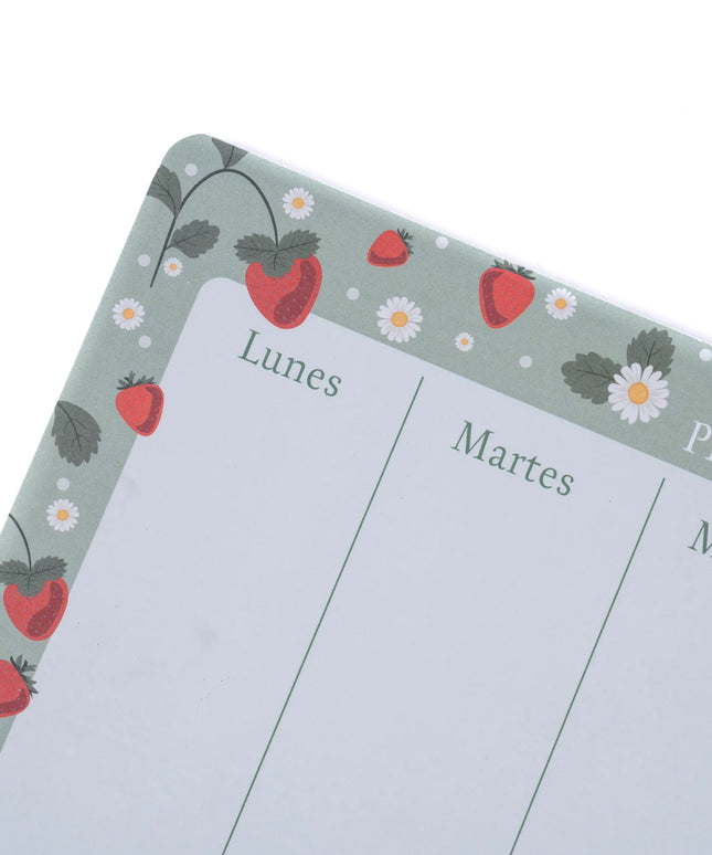 Planificador Semanal - Frutillas