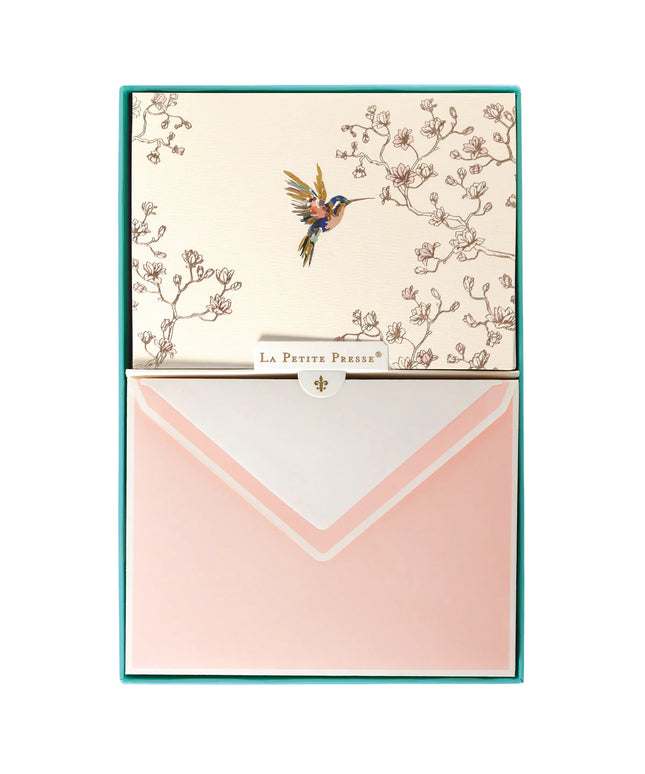 Set de 10 Tarjetas con Sobre - La Petite Presse Hummingbird